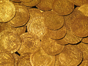 gold coin hoard from Staffordshire