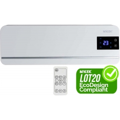 MYLEK Remote Control Over Door Heater with Illuminated Display, 2KW