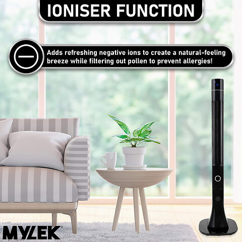 7 - 48 Inch Black Tower Fan Ioniser.jpg