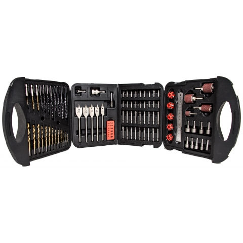 MYLEK 18v Cordless Drill + 118pc Drill Bit Set