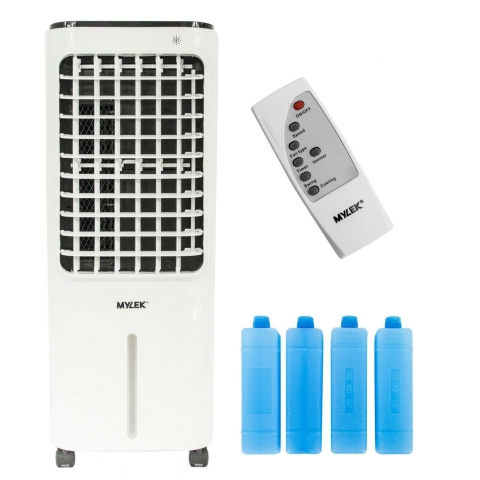 Mylek Remote Control Air Cooler with 4 Ice Packs 8L Tank