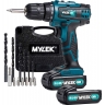 MYLEK Fast Charge 18v Li-ion Cordless Drill + Spare Battery