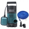 MYLEK Submersible Water Pump 400W with 10m/25m Hose